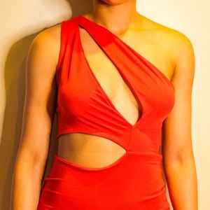 HOT night out! Red cut out mini dress❤️‍🔥